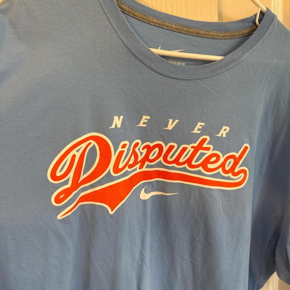 Men's Nike Blue and Orange T-shirt size 3XL